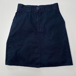 Burberrys Skirt A-Line Pockets Cotton Blue Boutique Kids Girl’s Size 5/6